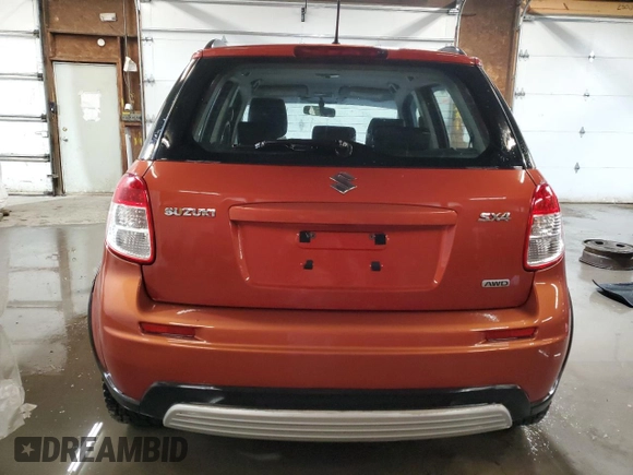 2007 Suzuki SX4 with VIN JS2YB413675111054, listed as a Copart auction lot 86679914 with 118,687 mi miles and Salvage Title. Bid and sale history available at carsss.com. Image 6.