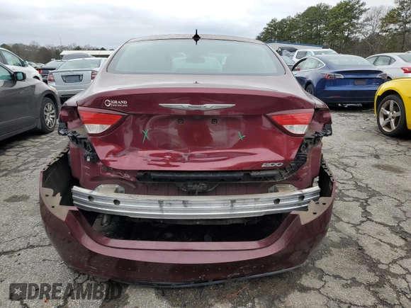 2016 Chrysler 200 Limited with VIN 1C3CCCAB6GN176011, listed as a Copart auction lot 87203864 with 177,823 mi miles and Salvage Title. Bid and sale history available at carsss.com. Image 6.