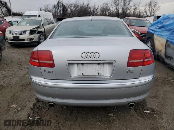 2008 Audi A8 4.2L z VIN WAUMV94E48N015819, wystawiony jako Copart lot #87915815 z przebiegiem 196 018 mil mil oraz Czysty tytuł • Clean title. Historia ofert i sprzedaży dostępna na DreamBid. Obrazek 6.