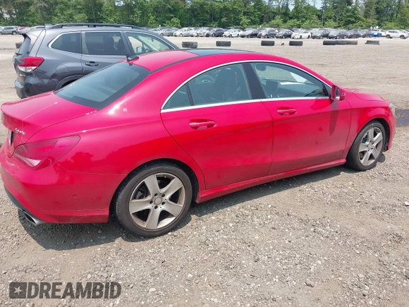 2015 Mercedes-Benz CLA 250 with VIN WDDSJ4GBXFN223295, listed as a IAAI auction lot 42455611 with 38,805 mi miles and . Bid and sale history available at DreamBid. Image 4.