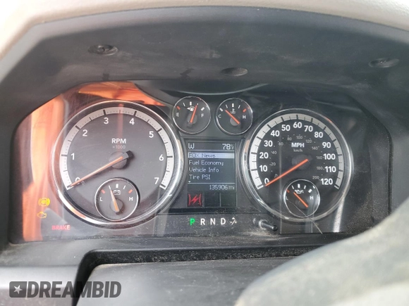 2010 Dodge Ram 2500 ST with VIN 3D7TT2CT8AG162595, listed as a Copart auction lot 50502995 with 135,906 mi miles and Salvage Title. Bid and sale history available at carsss.com. Image 9.