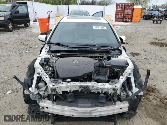 2019 Acura TLX w/A-Spec Pkg with VIN 19UUB3F66KA000513, listed as a Copart auction lot 52788825 with Not provided miles and Salvage title. Bid and sale history available at DreamBid. Image 5.