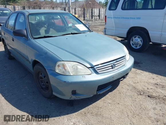 2000 Honda Civic LX with VIN 1HGEJ667XYL058591, listed as a IAAI auction lot 42113441 with 225,945 mi miles. Bid and sale history available at carsss.com. Image 6.