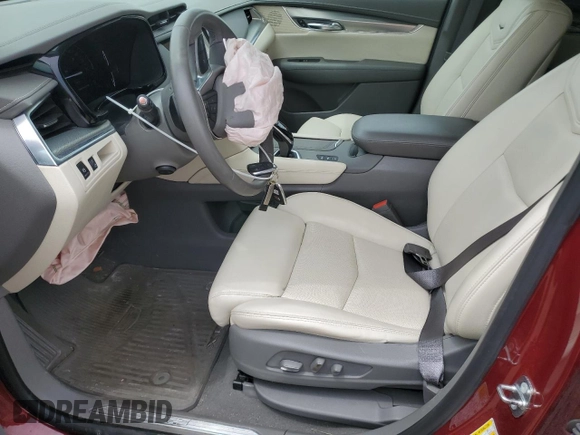2017 Cadillac XT5 Premium Luxury AWD with VIN 1GYKNERSXHZ303283, listed as a Copart auction lot 58002925 with 55,867 mi miles and Clean title. Bid and sale history available at DreamBid. Image 7.