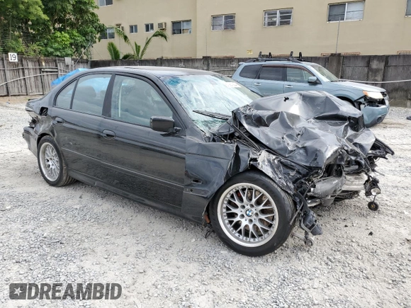 2003 BMW 5 Series 530iA with VIN WBADT63493CK29223, listed as a Copart auction lot 81287224 with 170,888 mi miles and Salvage Title. Bid and sale history available at carsss.com. Image 4.