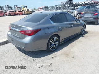 2021 Infiniti Q50 Pure with VIN JN1EV7AP2MM702687, listed as a IAAI auction lot 42132279 with Not provided miles and . Bid and sale history available at DreamBid. Image 4.