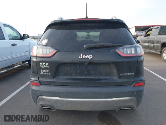 2019 Jeep Cherokee Limited with VIN 1C4PJMDXXKD245877, listed as a IAAI auction lot 41984332 with 103,300 mi miles and . Bid and sale history available at carsss.com. Image 17.