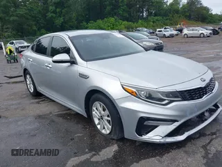 2019 Kia Optima LX with VIN 5XXGT4L36KG278518, listed as a IAAI auction lot 42119866 with 119,171 mi miles and . Bid and sale history available at DreamBid. Image 1.