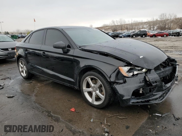 2015 Audi A3 1.8T Premium with VIN WAUACGFF9F1102977, listed as a Copart auction lot 45810685 with 102,500 mi miles and Salvage Title. Bid and sale history available at carsss.com. Image 4.