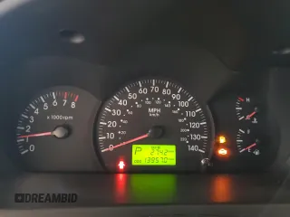 2006 Kia Spectra with VIN KNAFE162665365284, listed as a Copart auction lot 52147085 with 139,570 mi miles and Salvage Title. Bid and sale history available at carsss.com. Image 9.