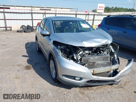 2016 Honda HR-V EX with VIN 3CZRU5H59GM744027, listed as a IAAI auction lot 41861057 with 60,454 mi miles. Bid and sale history available at carsss.com. Image 1.