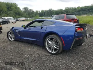 2017 Chevrolet Corvette 1LT with VIN 1G1YB2D75H5101851, listed as a Copart auction lot 69375164 with 9,778 mi miles and Salvage Title. Bid and sale history available at carsss.com. Image 2.