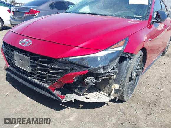 2021 Hyundai Elantra N Line z VIN KMHLR4AF7MU147407, wystawiony jako IAAI lot #42313077 z przebiegiem 124 298 mil mil oraz . Historia ofert i sprzedaży dostępna na DreamBid. Obrazek 20.