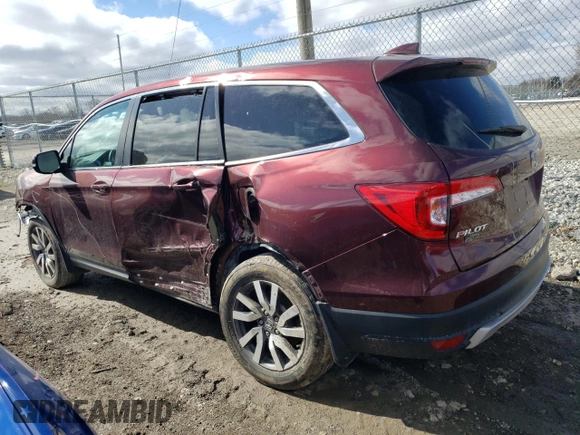 2021 Honda Pilot EX-L with VIN 5FNYF6H5XMB083268, listed as a Copart auction lot 46654345 with 43,273 mi miles and Salvage title. Bid and sale history available at DreamBid. Image 2.