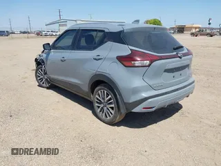 2023 Nissan Kicks SV with VIN 3N1CP5CV8PL574536, listed as a IAAI auction lot 42027742 with 35,257 mi miles. Bid and sale history available at carsss.com. Image 3.