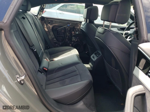 2023 Audi A5 Sportback S line Prestige with VIN WAUEACF51PA006818, listed as a Copart auction lot 59640814 with 18,199 mi miles and Salvage Title. Bid and sale history available at carsss.com. Image 10.