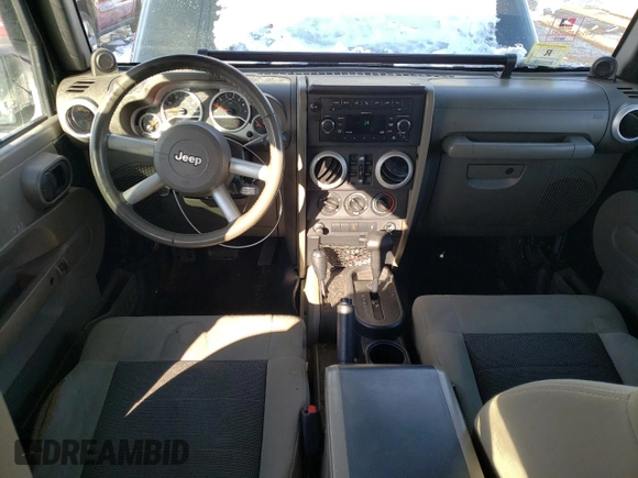 2010 Jeep Wrangler Unlimited Sahara with VIN 1J4BA5H10AL122366, listed as a Copart auction lot 44161285 with 155,108 mi miles and Salvage Title. Bid and sale history available at carsss.com. Image 8.