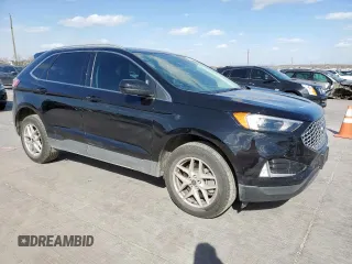 2024 Ford Edge SEL with VIN 2FMPK4J94RBA17047, listed as a Copart auction lot 49618415 with 21,047 mi miles and Salvage Title. Bid and sale history available at carsss.com. Image 4.