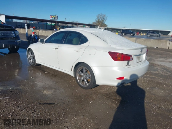 2010 Lexus IS with VIN JTHBF5C2XA5116312, listed as a IAAI auction lot 41306003 with 144,379 mi miles. Bid and sale history available at carsss.com. Image 3.