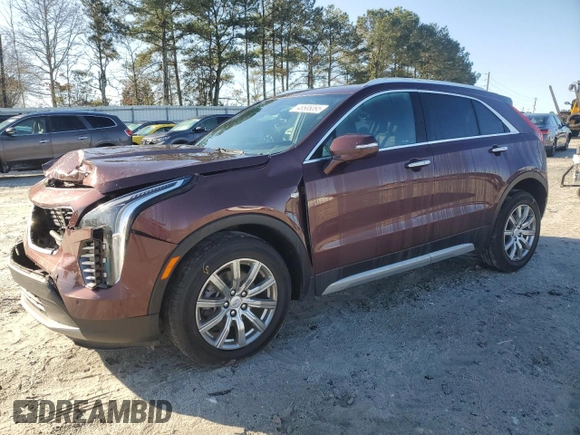 2023 Cadillac XT4 FWD Premium Luxury with VIN 1GYFZCR49PF125491, listed as a Copart auction lot 48508095 with 60,245 mi miles and Salvage Title. Bid and sale history available at carsss.com. Image 1.