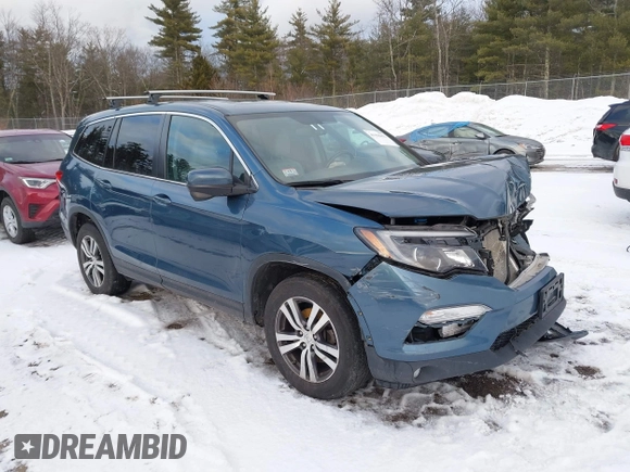 2018 Honda Pilot EX-L with VIN 5FNYF6H57JB007065, listed as a IAAI auction lot 41418432 with 123,806 mi miles. Bid and sale history available at carsss.com. Image 1.