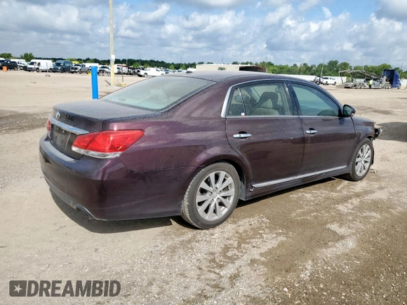 2012 Toyota Avalon with VIN 4T1BK3DB8CU456997, listed as a Copart auction lot 63871465 with 123,008 mi miles and Salvage title. Bid and sale history available at DreamBid. Image 3.