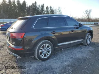2017 Audi Q7 Premium Plus with VIN WA1LAAF7XHD034272, listed as a Copart auction lot 48025995 with 106,570 mi miles and Salvage Title. Bid and sale history available at carsss.com. Image 3.
