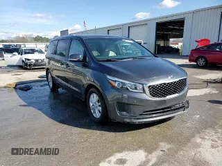 2016 Kia Sedona LX with VIN KNDMB5C16G6194683, listed as a Copart auction lot 47828165 with 155,320 mi miles and Salvage Title. Bid and sale history available at carsss.com. Image 15.