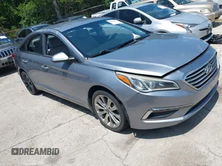 2015 Hyundai Sonata SE z VIN 5NPE24AF6FH148434, wystawiony jako IAAI lot #42460284 z przebiegiem 171 940 mil mil oraz . Historia ofert i sprzedaży dostępna na DreamBid. Obrazek 1.