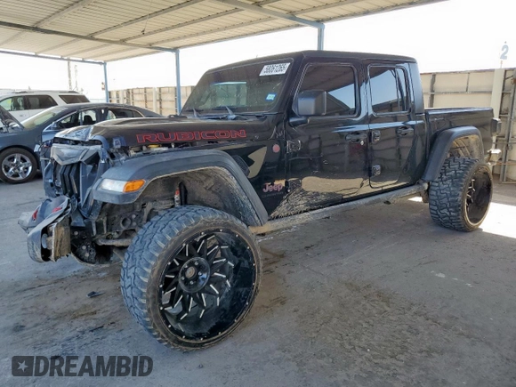 2020 Jeep Gladiator Rubicon с VIN 1C6JJTBG5LL116138, выставлен на аукционе Copart как лот 58061265 с пробегом 50 274 миль миль и Списание • Salvage title. История ставок и продаж доступна на DreamBid. Изображение 1.