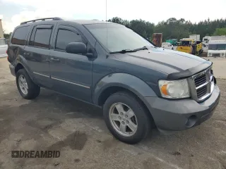 2008 Dodge Durango SLT with VIN 1D8HD48N78F148025, listed as a Copart auction lot 54393415 with 191,250 mi miles and Salvage title. Bid and sale history available at DreamBid. Image 4.