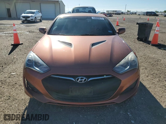 2013 Hyundai Genesis Coupe 2.0T with VIN KMHHT6KD6DU091878, listed as a Copart auction lot 53606815 with 142,441 mi miles and Salvage title. Bid and sale history available at DreamBid. Image 5.