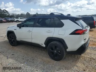 2021 Toyota RAV4 Hybrid XSE with VIN 4T3E6RFV5MU033962, listed as a Copart auction lot 48986835 with 85,934 mi miles and Salvage Title. Bid and sale history available at carsss.com. Image 2.