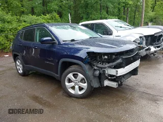 2017 Jeep Compass Latitude with VIN 3C4NJCBB2HT691033, listed as a IAAI auction lot 42239077 with 43,456 mi miles and . Bid and sale history available at DreamBid. Image 1.