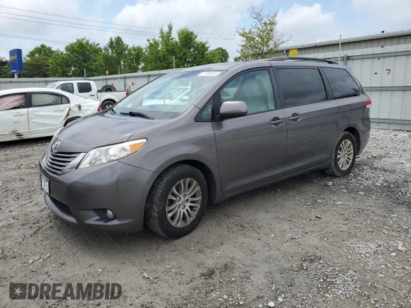 2012 Toyota Sienna XLE AAS with VIN 5TDYK3DC6CS189399, listed as a Copart auction lot 57188555 with Not provided miles and Clean title. Bid and sale history available at DreamBid. Image 1.