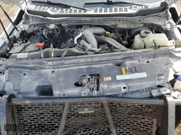 2023 Ford F-250 XL with VIN 1FT8W2BT4PEC55607, listed as a Copart auction lot 49892185 with 66,628 mi miles and Salvage Title. Bid and sale history available at DreamBid. Image 11.