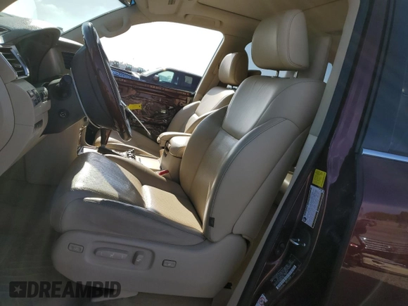 2013 Lexus LX 570 with VIN JTJHY7AX0D4124846, listed as a Copart auction lot 52639575 with 50,687 mi miles and Salvage Title. Bid and sale history available at DreamBid. Image 7.