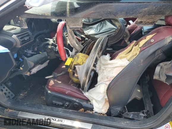 2015 Lexus RC 350 F Sport with VIN JTHHE5BC0F5000373, listed as a Copart auction lot 52187075 with Not provided miles and Salvage title. Bid and sale history available at DreamBid. Image 7.