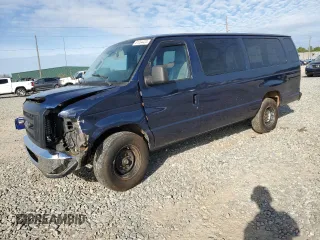 2010 Ford Econoline Passenger XL with VIN 1FBSS3BL5ADA95049, listed as a Copart auction lot 81234424 with 123,435 mi miles and Salvage Title. Bid and sale history available at carsss.com. Image 1.