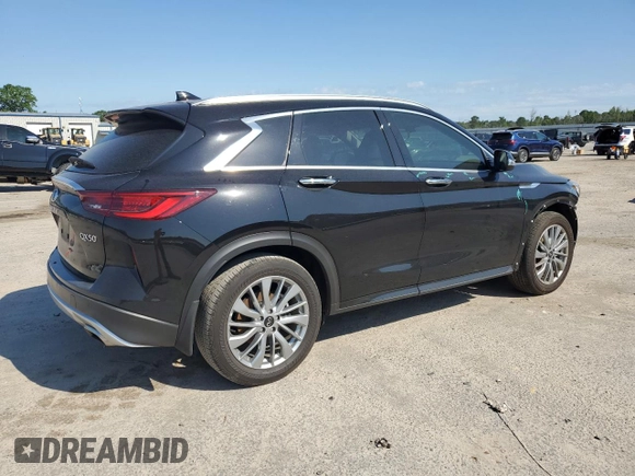 2023 Infiniti QX50 Luxe с VIN 3PCAJ5BA3PF120052, выставлен на аукционе Copart как лот 58195635 с пробегом 13 925 миль миль и Чистый • Clean title. История ставок и продаж доступна на DreamBid. Изображение 3.