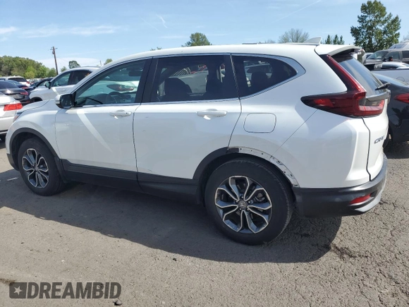 2022 Honda CR-V EX z VIN 7FARW2H54NE055954, wystawiony jako Copart lot #56185005 z przebiegiem 24 158 mil mil oraz Szkoda całkowita • Salvage title. Historia ofert i sprzedaży dostępna na DreamBid. Obrazek 2.