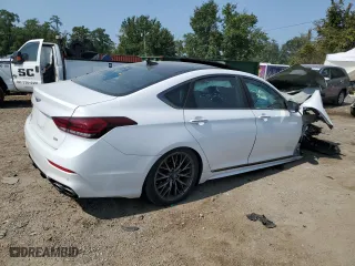 2018 Genesis G80 3.3T Sport with VIN KMHGN4JB2JU218941, listed as a Copart auction lot 67577274 with 36,549 mi miles and Salvage Title. Bid and sale history available at carsss.com. Image 3.