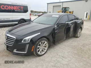 2017 Cadillac CTS AWD with VIN 1G6AW5SX5H0171853, listed as a Copart auction lot 80124974 with 105,349 mi miles and Salvage title. Bid and sale history available at DreamBid. Image 1.