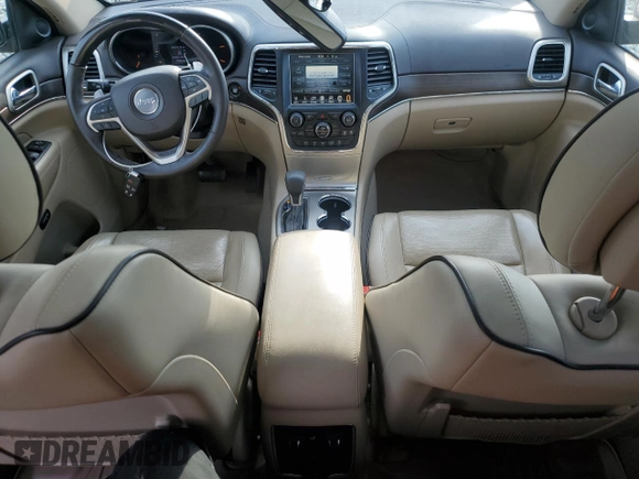2017 Jeep Grand Cherokee Overland z VIN 1C4RJFCG5HC615878, wystawiony jako Copart lot #52087675 z przebiegiem 90 353 mil mil oraz Szkody całkowita. Historia ofert i sprzedaży dostępna na DreamBid. Obrazek 8.
