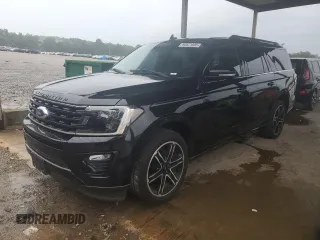 2019 Ford Expedition Max Limited z VIN 1FMJK1KT3KEA53692, wystawiony jako Copart lot #60821085 z przebiegiem 136 624 mil mil oraz Czysty tytuł • Clean title. Historia ofert i sprzedaży dostępna na DreamBid. Obrazek 1.