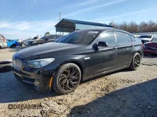 2010 BMW 5 Series GT 550i with VIN WBASN4C51AC209530, listed as a Copart auction lot 47077035 with 130,314 mi miles and Clean Title. Bid and sale history available at carsss.com. Image 1.