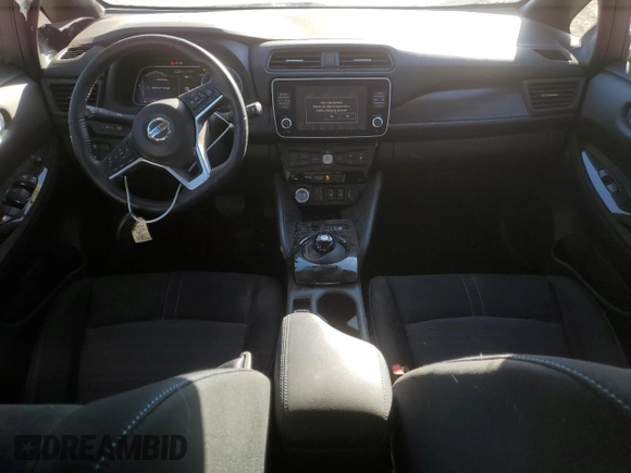 2022 Nissan LEAF SV Plus with VIN 1N4BZ1CV8NC551509, listed as a Copart auction lot 88033145 with 39,679 mi miles and Salvage Title. Bid and sale history available at DreamBid. Image 8.