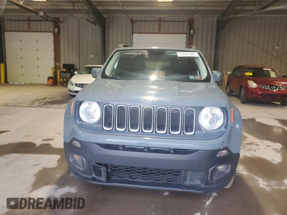 2017 Jeep Renegade Latitude with VIN ZACCJBBB5HPE48244, listed as a Copart auction lot 57561845 with 100,927 mi miles and Salvage title. Bid and sale history available at DreamBid. Image 5.