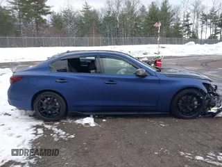 2017 Infiniti Q50 3.0t Premium with VIN JN1EV7AR5HM837024, listed as a IAAI auction lot 41027425 with 105,743 mi miles. Bid and sale history available at carsss.com. Image 13.