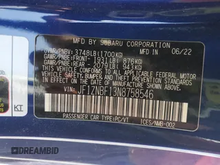 2022 Toyota GR86 Premium with VIN JF1ZNBF13N8758546, listed as a Copart auction lot 58532134 with 35,481 mi miles and Salvage Title. Bid and sale history available at carsss.com. Image 13.